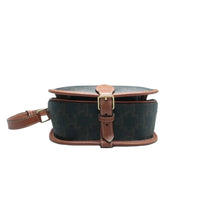 Load image into Gallery viewer, CELINE Folco Leather Shoulder Bag Brown
