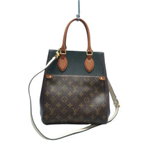 Load image into Gallery viewer, Louis Vuitton Fold MM Monogram Canvas Tote Bag Brown
