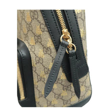 Load image into Gallery viewer, GUCCI GG Supreme Bee Monogram coated canvas Backpack Black
