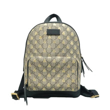 Load image into Gallery viewer, GUCCI GG Supreme Bee Monogram coated canvas Backpack Black
