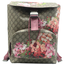 Load image into Gallery viewer, Gucci Blooms Canvas Backpack Bag Brown
