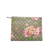 Load image into Gallery viewer, Gucci Blooms Large Cosmetic Case GG Supreme Monogram Clutch Pink
