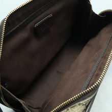 Load image into Gallery viewer, GUCCI GG Supreme Canvas Clutch Bag Brown
