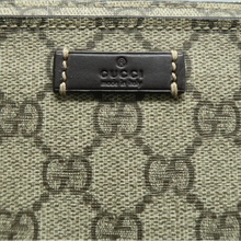 Load image into Gallery viewer, GUCCI GG Supreme Canvas Clutch Bag Brown
