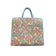 Load image into Gallery viewer, Gucci Star Print Childrens GG Supreme Monogram Tote Blue Multicolor
