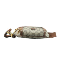 Load image into Gallery viewer, Gucci  Retro Interlocking G GG Supreme Monogram Textured Calfskin Belt Bag Beige Ebony Brown Sugar
