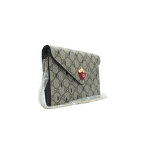 Load image into Gallery viewer, Gucci Dollar Strawberry Seed Textured GG Supreme Monogram  Calfskin Shoulder Bag Brown
