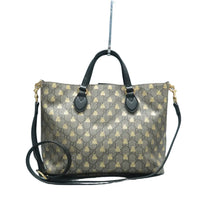 Load image into Gallery viewer, GUCCI Bee Canvas Satchel Bag Brown
