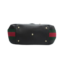 Load image into Gallery viewer, Gucci Horsebit Leather Tote Bag Black
