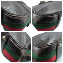 Load image into Gallery viewer, Gucci Horsebit Leather Tote Bag Black
