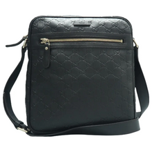 Load image into Gallery viewer, Gucci Leather Shoulder Bag Black
