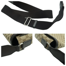 Load image into Gallery viewer, GUCCI Canvas Messenger Shoulder Bag Brown
