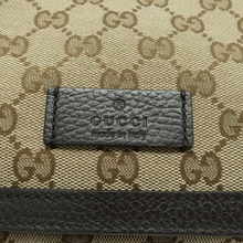 Load image into Gallery viewer, GUCCI Canvas Messenger Shoulder Bag Brown
