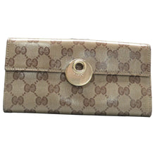 Load image into Gallery viewer, GUCCI Eclipse Monogram Canvas Wallet Brown
