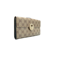 Load image into Gallery viewer, GUCCI Eclipse Monogram Canvas Wallet Brown
