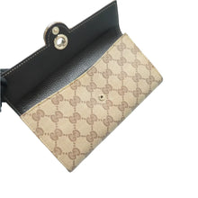 Load image into Gallery viewer, GUCCI Eclipse Monogram Canvas Wallet Brown
