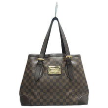 Load image into Gallery viewer, Louis Vuitton Hampstead MM Damier Azur Shoulder Bag Brown
