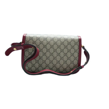 Load image into Gallery viewer, GUCCI Horsebit 1955 Canvas Shoulder Bag Brown
