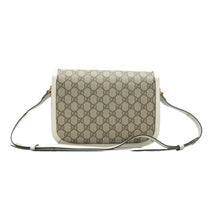 Load image into Gallery viewer, Gucci Horsebit 1955 GG Supreme Monogram Shoulder Bag Beige Mystic White
