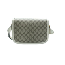 Load image into Gallery viewer, Gucci Horsebit 1955 GG Supreme Monogram Shoulder Bag Beige Mystic White
