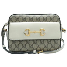 Load image into Gallery viewer, GUCCI Horsebit 1955 Canvas Shoulder Bag Brown
