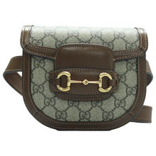 Load image into Gallery viewer, Gucci Horsebit 1955 Canvas Belt Bag Brown
