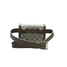 Load image into Gallery viewer, Gucci Horsebit 1955 Canvas Belt Bag Brown
