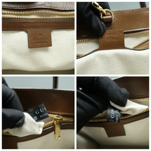 Load image into Gallery viewer, Gucci Interlocking G Canvas Satchel Bag Brown
