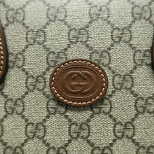 Load image into Gallery viewer, Gucci Interlocking G Canvas Satchel Bag Brown
