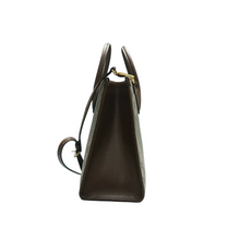 Load image into Gallery viewer, Gucci Interlocking G Canvas Satchel Bag Brown
