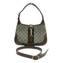Load image into Gallery viewer, GUCCI Jackie 1961 Leather Shoulder Bag Brown
