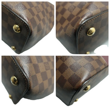 Load image into Gallery viewer, Louis Vuitton Jersey Damier Ebene Canvas Satchel Bag Brown
