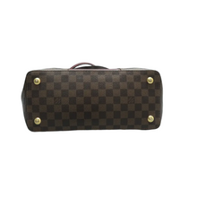 Load image into Gallery viewer, Louis Vuitton Jersey Damier Ebene Canvas Satchel Bag Brown
