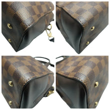 Load image into Gallery viewer, Louis Vuitton Kensington Damier Ebene Canvas Satchel Bag Brown
