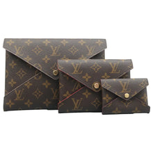 Load image into Gallery viewer, 3 Louis Vuitton Kirigami Monogram Canvas Pochettes Brown
