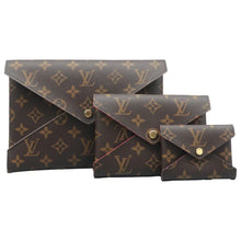 Load image into Gallery viewer, Louis Vuitton Kirigami Pochette Monogram Canvas Clutch Bag Brown
