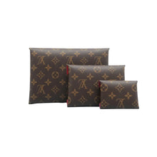 Load image into Gallery viewer, Louis Vuitton Kirigami Monogram W/P Canvas Clutch Bag Brown
