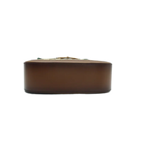 Load image into Gallery viewer, Gucci Lady Web Leather Shoulder Bag Brown
