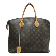 Load image into Gallery viewer, Louis Vuitton Lockit MM Monogram Canvas Tote Bag Brown
