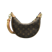 Load image into Gallery viewer, Louis Vuitton Loop Monogram Canvas Shoulder Bag Brown

