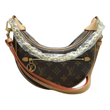 Load image into Gallery viewer, Louis Vuitton Loop Monogram Canvas Shoulder Bag Brown
