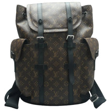 Load image into Gallery viewer, Louis Vuitton Christopher Canvas Backpack Bag Brown
