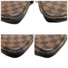 Load image into Gallery viewer, Louis Vuitton Damier Ebene Canvas Clutch Bag Brown
