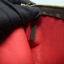 Load image into Gallery viewer, Louis Vuitton Damier Ebene Canvas Clutch Bag Brown
