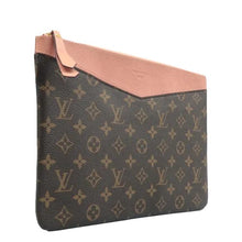 Load image into Gallery viewer, LOUIS VUITTON Daily Pouch Monogram Canvas Clutch Brown
