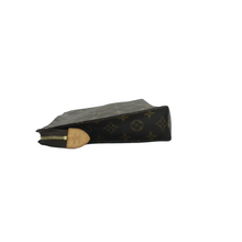 Load image into Gallery viewer, Louis Vuitton Poche toilette Monogram Canvas Clutch Bag Brown

