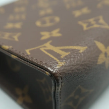 Load image into Gallery viewer, Louis Vuitton Poche toilette Monogram Canvas Clutch Bag Brown
