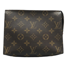 Load image into Gallery viewer, Louis Vuitton Poche toilette Monogram Canvas Clutch Bag Brown
