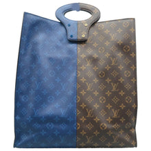 Load image into Gallery viewer, LOUIS VUITTON North South Monogram Pacific Split Canvas Tote Bag  Bicolor
