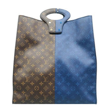 Load image into Gallery viewer, LOUIS VUITTON North South Monogram Pacific Split Canvas Tote Bag  Bicolor
